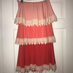 Judith March strapless dress